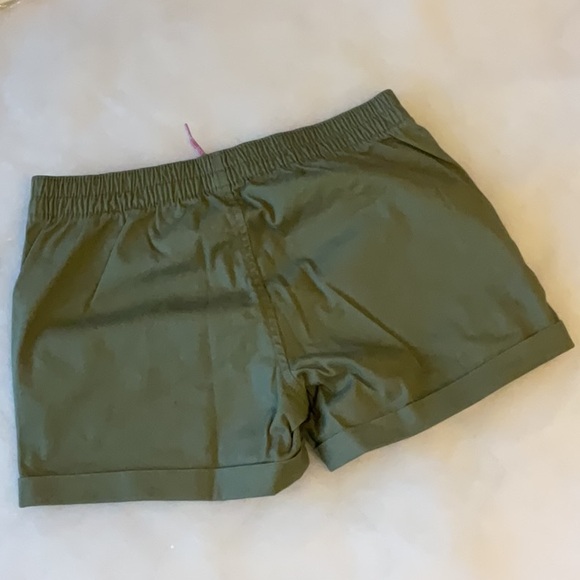 Cuffed Twill Pull-On Shorts for Girls - Picture 3 of 3